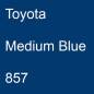 Preview: Toyota, Medium Blue, 857.